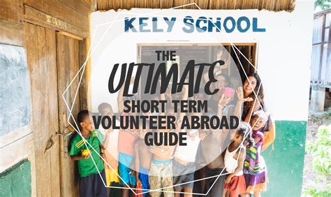 short term volunteer abroad free.